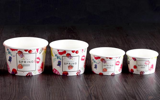 Tazze asportabili del gelato con le nostre tazze di Gelato di marca