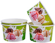Porcellana Tazze di carta congelate a parete semplice del yogurt, contenitori di carta della pinta del gelato società