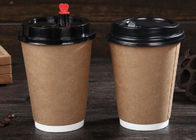 Porcellana La tazza bevente marcante a caldo della carta/ha isolato le tazze di caffè eliminabili con i coperchi società