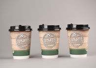 Porcellana Tazze di carta doppie eliminabili medie piacevoli delle tazze di caffè di progettazione 12oz società