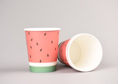 Tazze di carta eliminabili asportabili di varie dimensioni, andare stampa di colore completo delle tazze di caffè