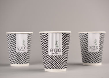 Tazze triple biodegradabili della parete per bere caldo/caffè, Eco amichevole